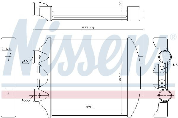 Інтеркулер 96405 Nissens