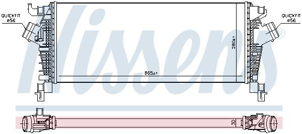 Система охолодження наддувочного повітря Nissens 96454 ціна, від 124.26 USD