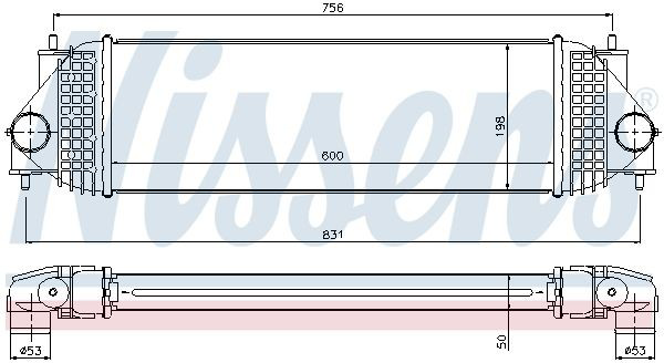 Система охолодження наддувочного повітря Nissens 96525 ціна, від 135.21 USD