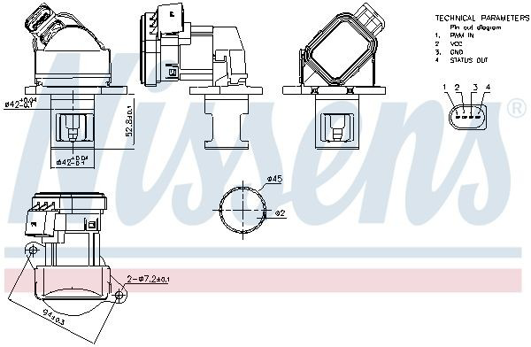 Клапан EGR рециркуляції газів Febi 183349