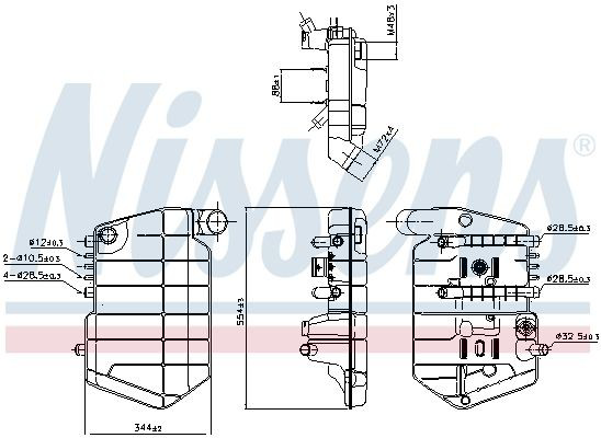 Бачок розширювальний Nissens 996042