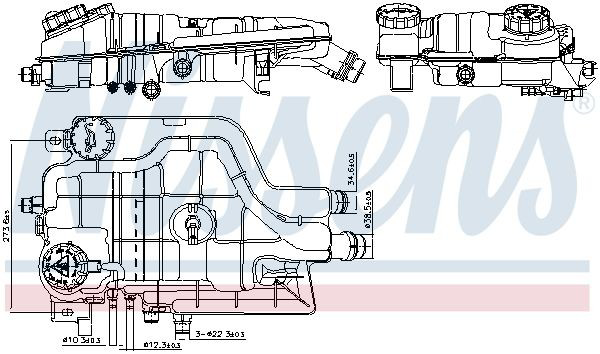 A967500024964 Mercedes Розширювальний бачок охолодження