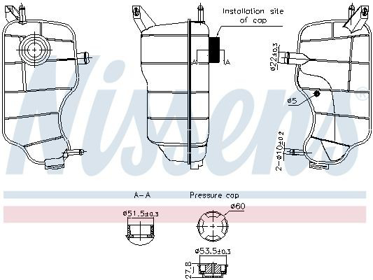 Купити Бачок системи охолодження Ford Fiesta COURIER J5S, J3S