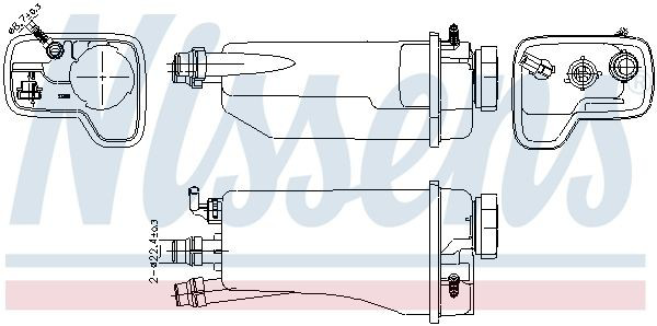 996361 Nissens Розширювальний бачок охолодження