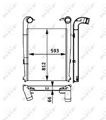 Купити 5001858491 Renault (RVI) Радіатор интеркуллера