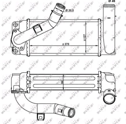 Купити Інтеркулер Toyota Corolla  E15