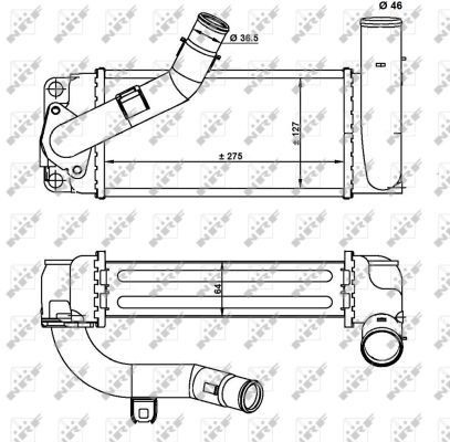 Система охолодження наддувочного повітря Toyota Corolla седан (E15) (2006 - 2014) ціна, від 145.71 USD