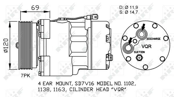 Насос кондиціонера Ford Galaxy I VX