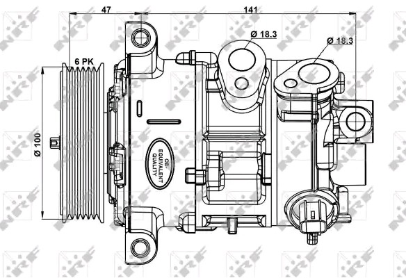 4471500620 Denso Компресор холодоагенту