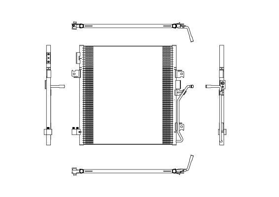 Конденсатор кондиціонера Maxgear AC830180 ціна, від 81.14 USD