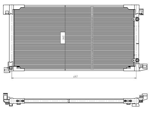 Конденсатор кондиціонера VALEO 822669 ціна, від 156.27 USD