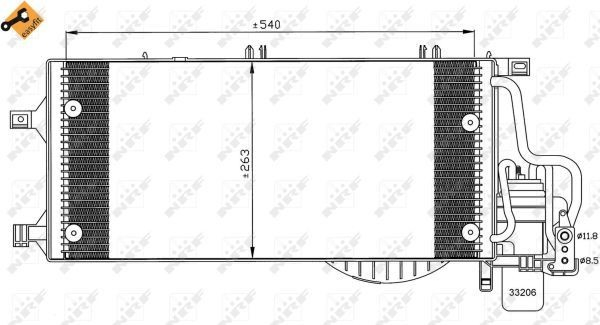 Конденсатор кондиціонера NRF 35531 ціна, від 78.95 USD
