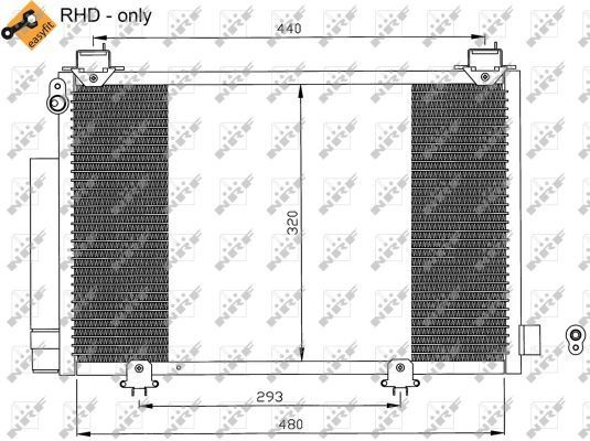 Радіатор охолодження кондиціонера Polcar 8183K8C1