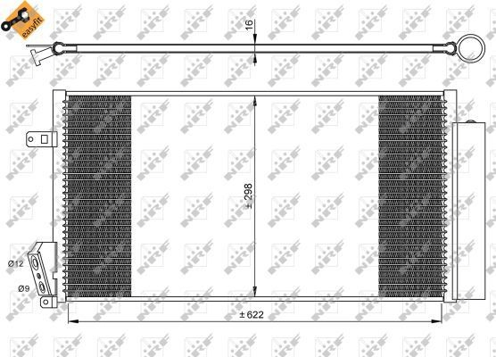 Конденсатор кондиціонера NRF 35940 ціна, від 77.42 USD