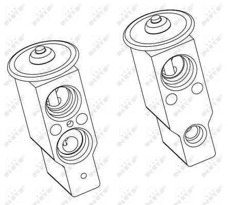 Клапан TRV, кондиціонера NRF 38364