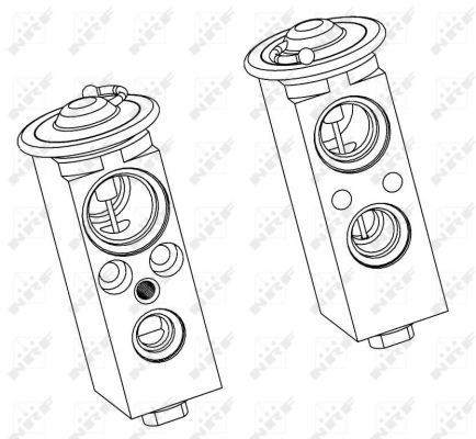 Купити 38377 NRF Клапан TRV, кондиціонера