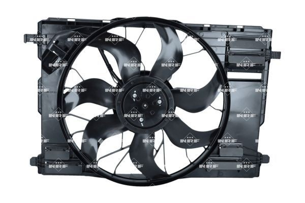 Дифузор радіатора кондиціонера, в зборі з крильчаткою і двигуном NRF470070 NRF