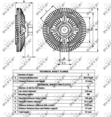Муфта вентилятора охолодження Polcar SV5022