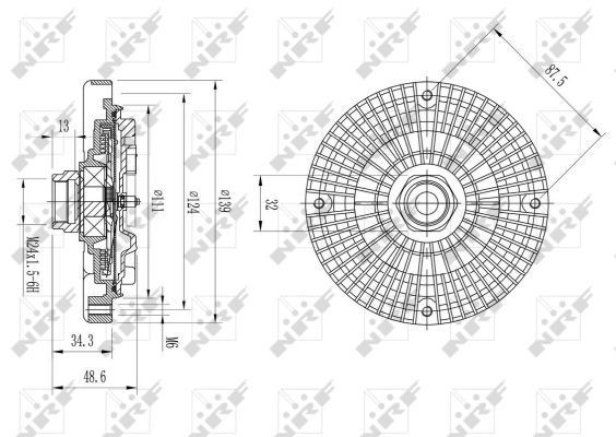 Купити Вискомуфта вентилятора Audi 100 C4 4A2