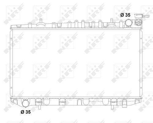 Радіатор основний NRF 503497 ціна, від 59.10 USD