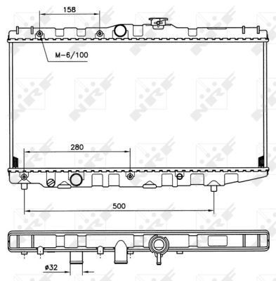 Радіатор охолодження Polcar 810908A2