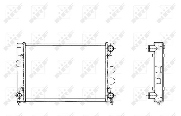 Радіатор охолодження NRF 509505