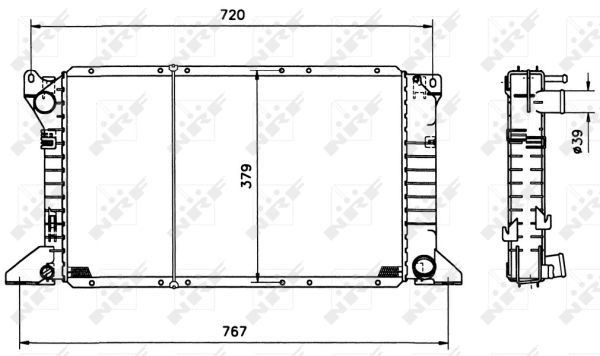 Радіатор основний Kemp 77645194 ціна, від 74.15 USD
