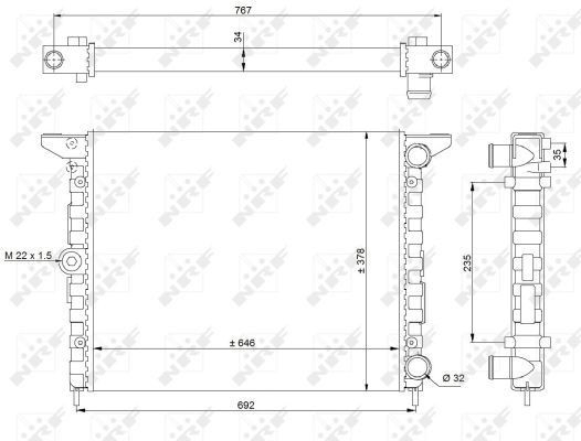 Радіатор основний Kemp 7764930 ціна, від 50.54 USD
