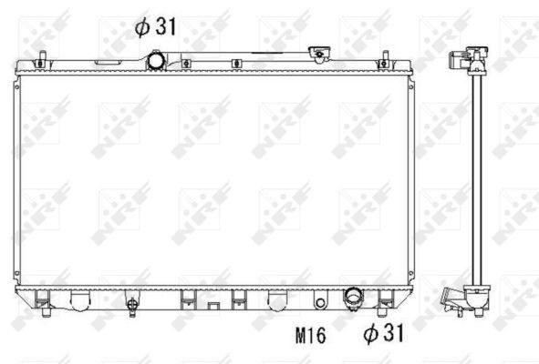 Радіатор охолодження Signeda RA64703A