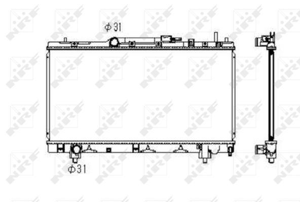 Радіатор основний Toyota 1640016570 ціна, від 112.40 USD