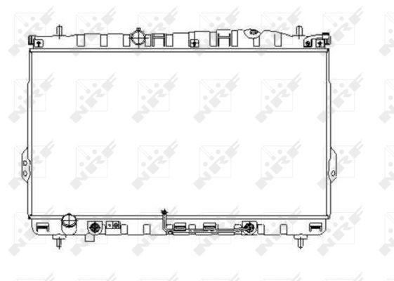 Радіатор основний NRF 53354 ціна, від 106.16 USD