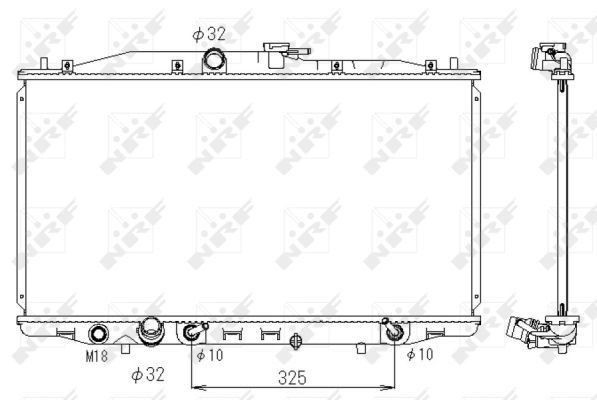 Радіатор основний NRF 53391 ціна, від 85.44 USD