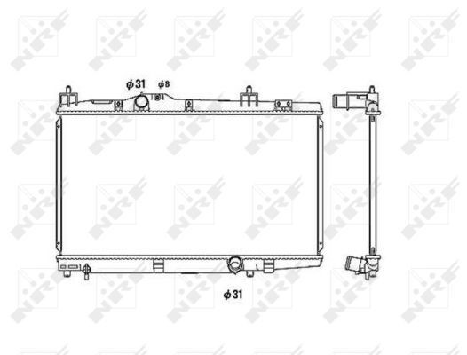 Радіатор основний Polcar 8104081X ціна, від 104.42 USD