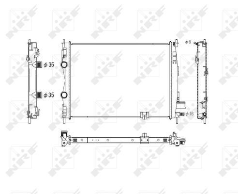 Купити Радіатор Nissan Qashqai +2 I J10