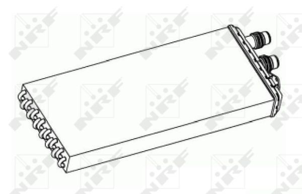 Радіатор пічки (обігрівача) Iveco 42553964 ціна, від 45.83 USD