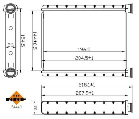Купити Радіатор пічки Toyota Yaris  SP90