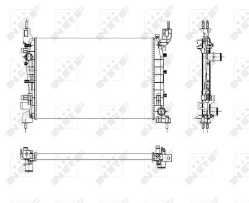  Радіатор Fiat Linea 