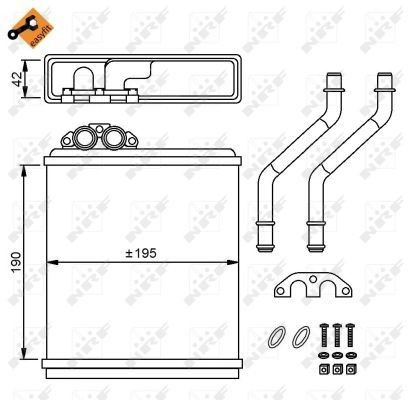 Купити Радіатор пічки Volvo 440 K 445