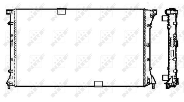 Радіатор основний NRF 58331 ціна, від 109.36 USD