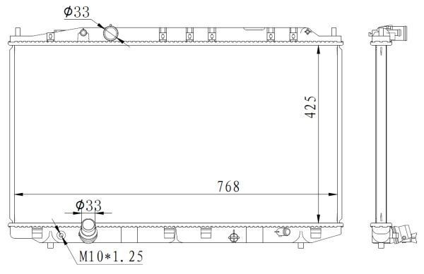 Радіатор охолодження NRF 59225