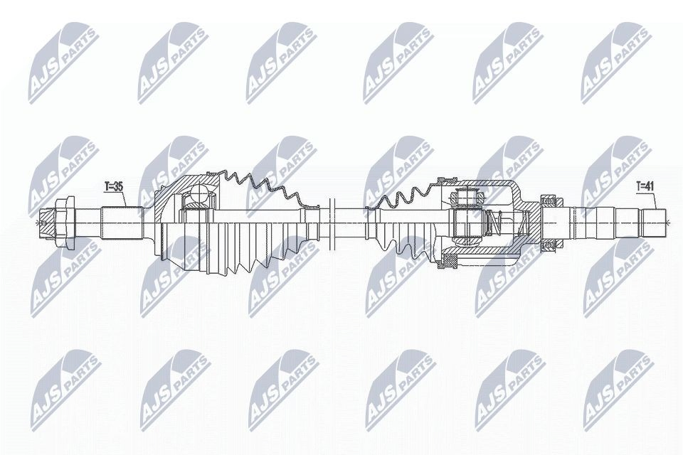1366012080 Fiat/Alfa/Lancia Привід передній правий