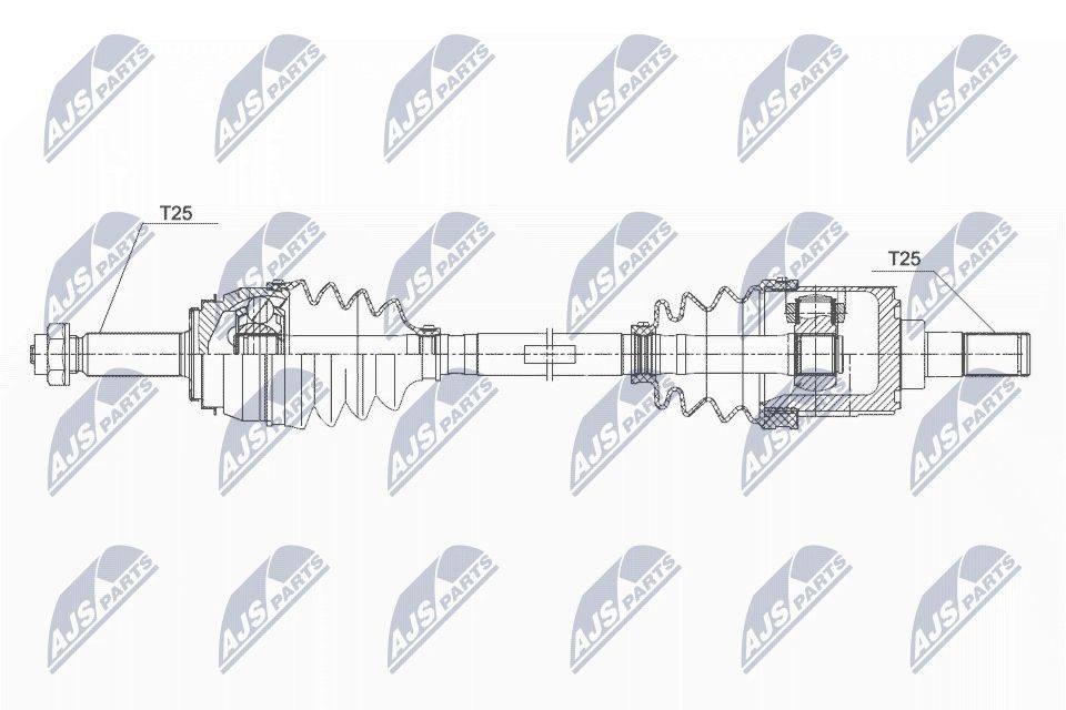  Ліва піввісь Hyundai Accent 4