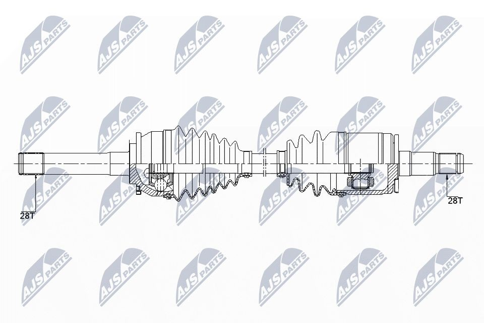 Купити Ліва піввісь Mitsubishi Montero SPORT K8, K9