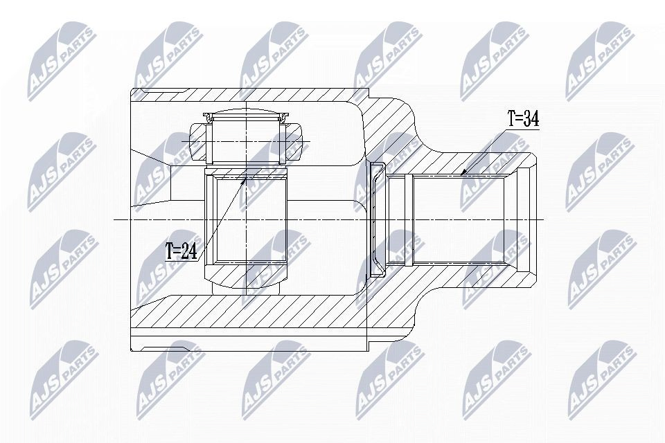 95908481 Peugeot/Citroen ШРКШ внутрішній, передній, правий