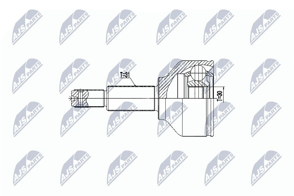 Граната колісна NTY NPZFR053 ціна, від 36.30 USD