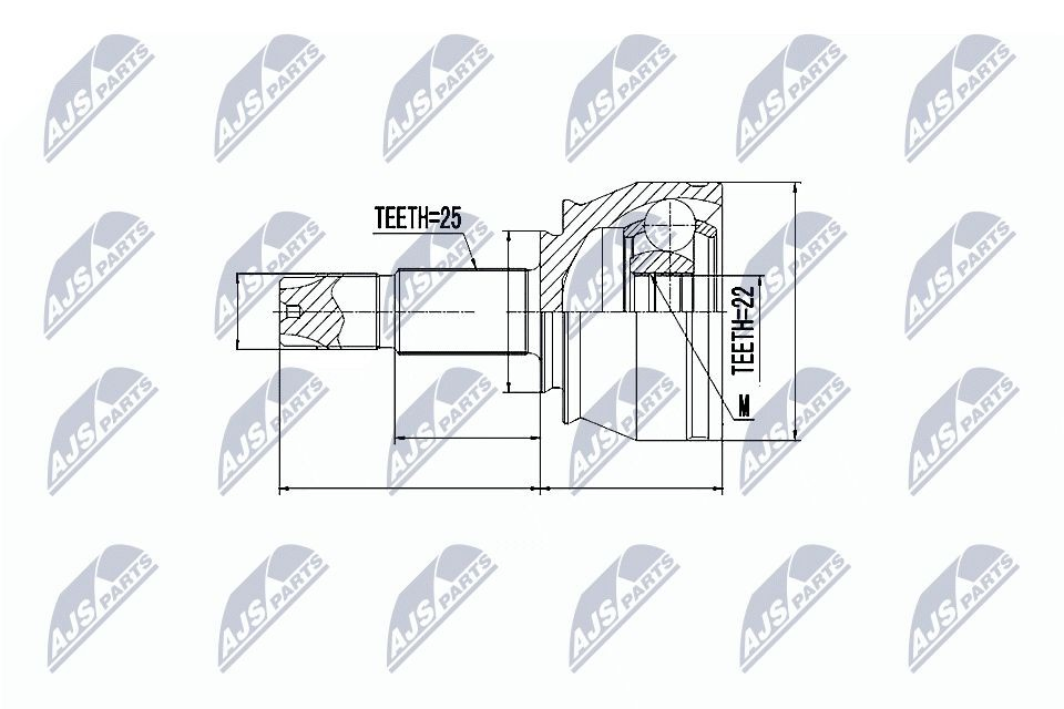 Граната колісна NTY NPZFT032 ціна, від 25.62 USD