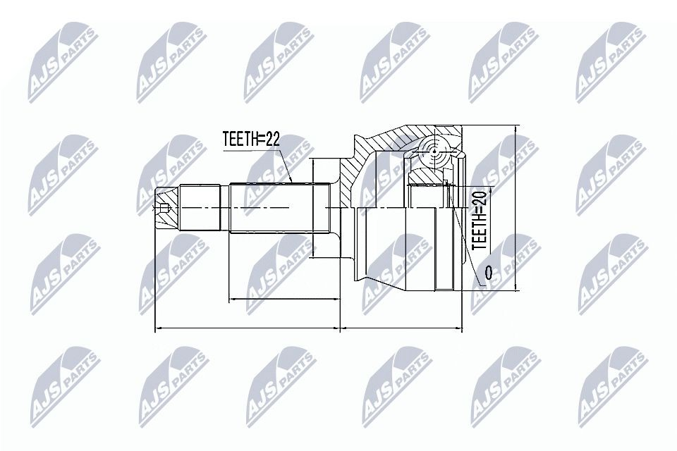 Граната колісна NTY NPZFT041 ціна, від 25.97 USD