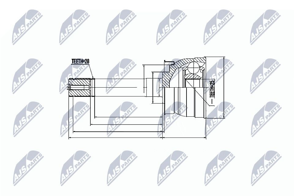 Граната колісна NTY NPZNS079 ціна, від 24.26 USD