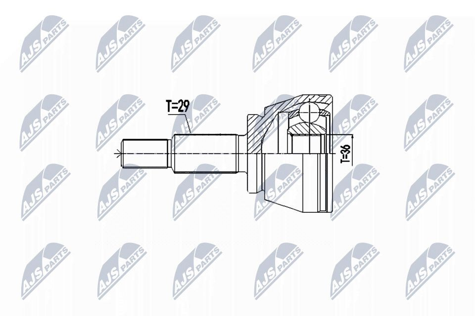 Граната колісна NTY NPZRE059 ціна, від 44.25 USD