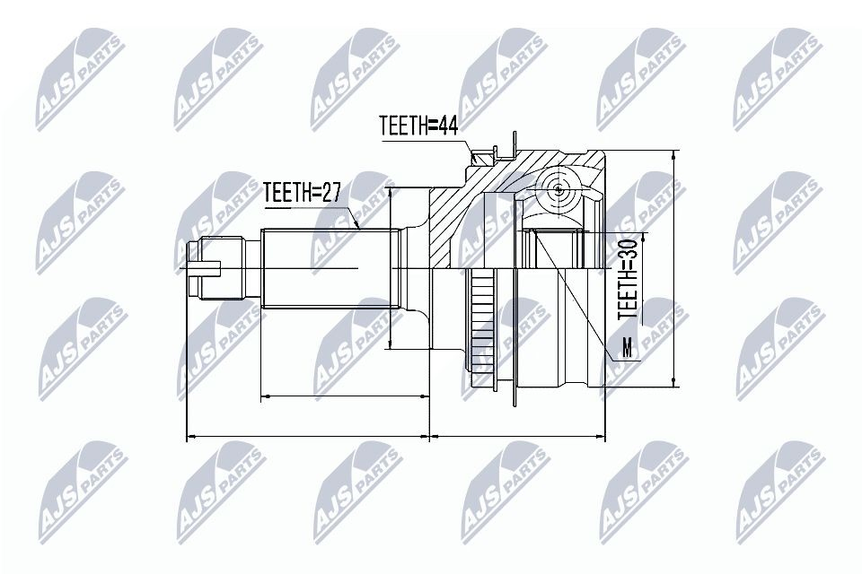 Граната колісна NTY NPZSB013 ціна, від 27.96 USD